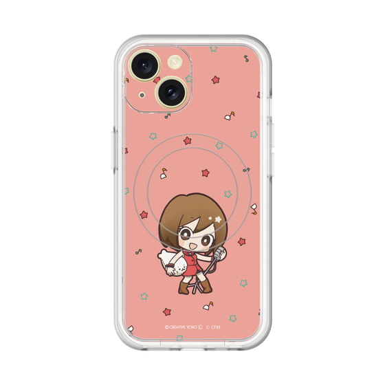 スリムプロテクションプレミアムケース with MagSafe［ しろたん×初音ミク - MEIKO - しろたんと一緒 ］