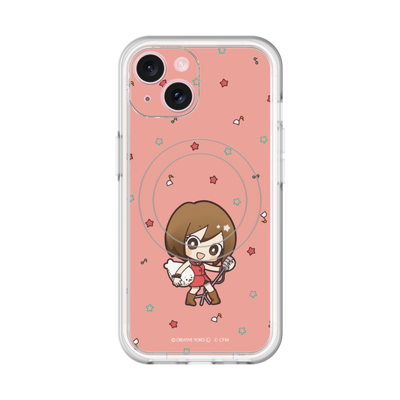 スリムプロテクションプレミアムケース with MagSafe［ しろたん×初音ミク - MEIKO - しろたんと一緒 ］