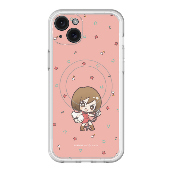 スリムプロテクションプレミアムケース with MagSafe［ しろたん×初音ミク - MEIKO - しろたんと一緒 ］