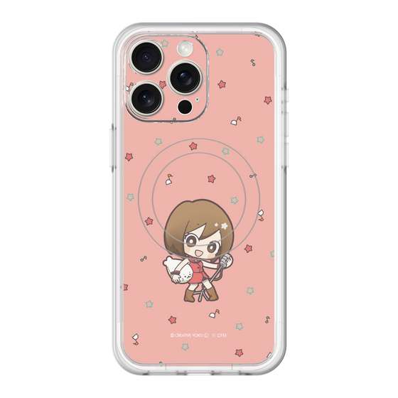 スリムプロテクションプレミアムケース with MagSafe［ しろたん×初音ミク - MEIKO - しろたんと一緒 ］