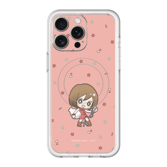 スリムプロテクションプレミアムケース with MagSafe［ しろたん×初音ミク - MEIKO - しろたんと一緒 ］