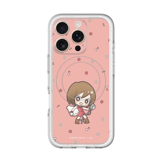 スリムプロテクションプレミアムケース with MagSafe［ しろたん×初音ミク - MEIKO - しろたんと一緒 ］