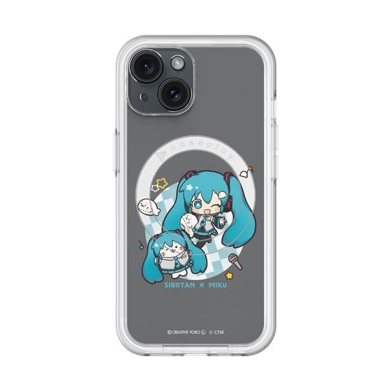スリムプロテクションプレミアムケース with MagSafe［ しろたん×初音ミク - しろたん×初音ミク ］