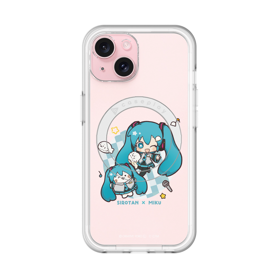 スリムプロテクションプレミアムケース with MagSafe［ しろたん×初音ミク - しろたん×初音ミク ］