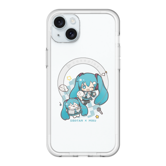 スリムプロテクションプレミアムケース with MagSafe［ しろたん×初音ミク - しろたん×初音ミク ］