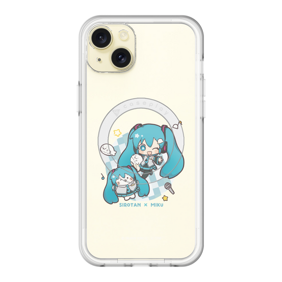 スリムプロテクションプレミアムケース with MagSafe［ しろたん×初音ミク - しろたん×初音ミク ］