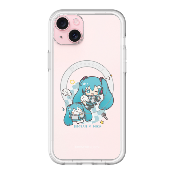 スリムプロテクションプレミアムケース with MagSafe［ しろたん×初音ミク - しろたん×初音ミク ］