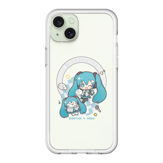 スリムプロテクションプレミアムケース with MagSafe［ しろたん×初音ミク - しろたん×初音ミク ］