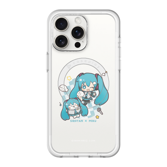 スリムプロテクションプレミアムケース with MagSafe［ しろたん×初音ミク - しろたん×初音ミク ］