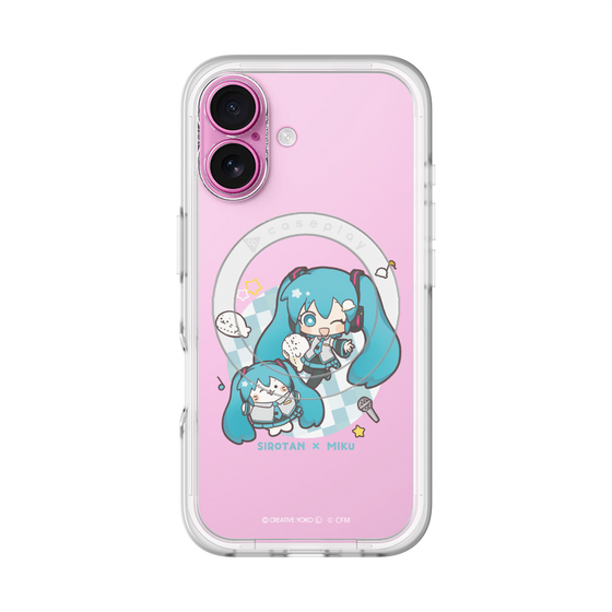 スリムプロテクションプレミアムケース with MagSafe［ しろたん×初音ミク - しろたん×初音ミク ］