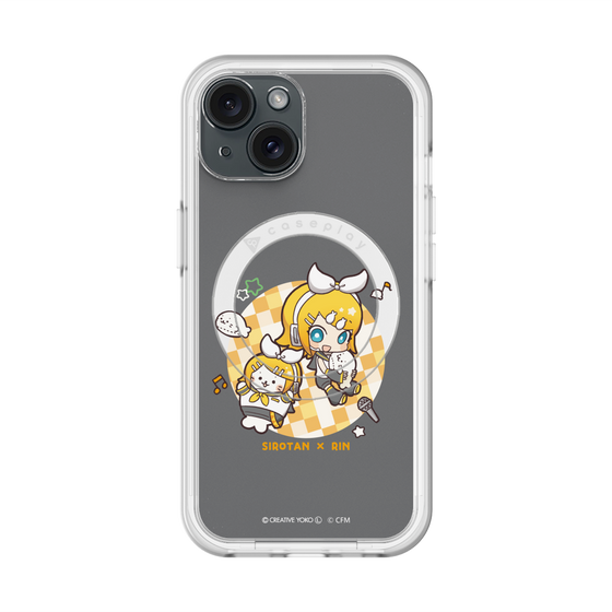 スリムプロテクションプレミアムケース with MagSafe［ しろたん×初音ミク - しろたん×鏡音リン ］