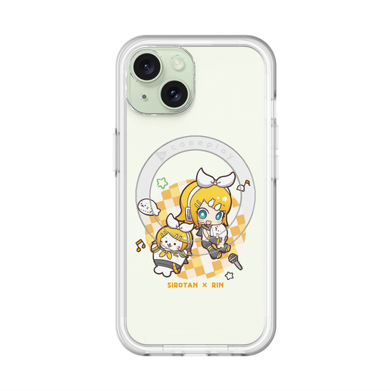 スリムプロテクションプレミアムケース with MagSafe［ しろたん×初音ミク - しろたん×鏡音リン ］