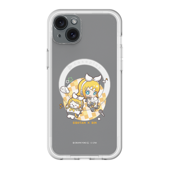 スリムプロテクションプレミアムケース with MagSafe［ しろたん×初音ミク - しろたん×鏡音リン ］
