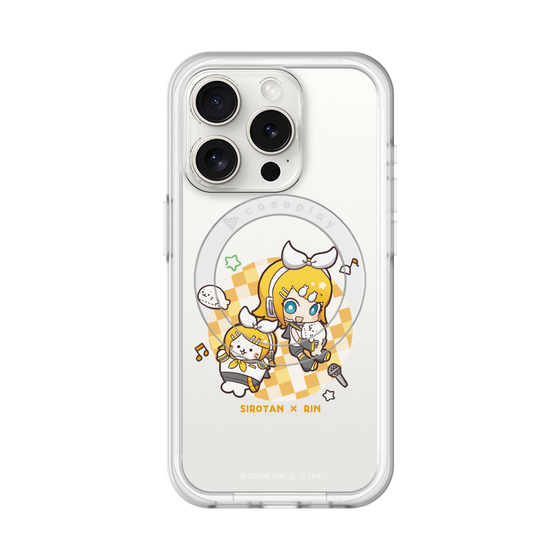 スリムプロテクションプレミアムケース with MagSafe［ しろたん×初音ミク - しろたん×鏡音リン ］