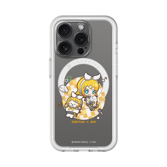 スリムプロテクションプレミアムケース with MagSafe［ しろたん×初音ミク - しろたん×鏡音リン ］