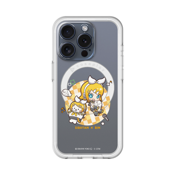 スリムプロテクションプレミアムケース with MagSafe［ しろたん×初音ミク - しろたん×鏡音リン ］