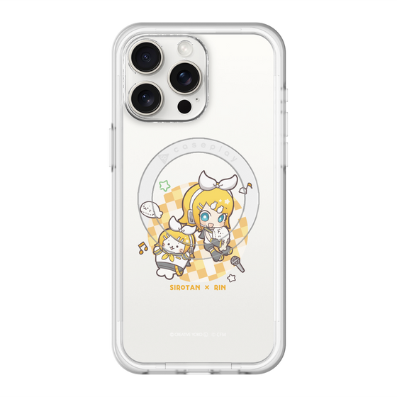 スリムプロテクションプレミアムケース with MagSafe［ しろたん×初音ミク - しろたん×鏡音リン ］