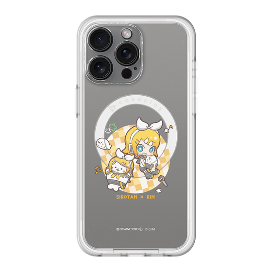 スリムプロテクションプレミアムケース with MagSafe［ しろたん×初音ミク - しろたん×鏡音リン ］