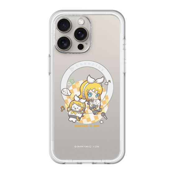 スリムプロテクションプレミアムケース with MagSafe［ しろたん×初音ミク - しろたん×鏡音リン ］