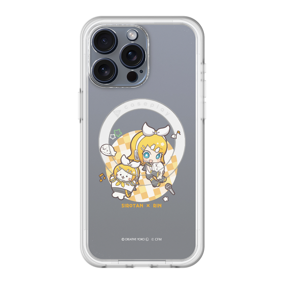 スリムプロテクションプレミアムケース with MagSafe［ しろたん×初音ミク - しろたん×鏡音リン ］