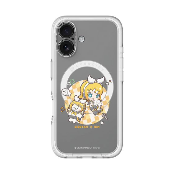 スリムプロテクションプレミアムケース with MagSafe［ しろたん×初音ミク - しろたん×鏡音リン ］