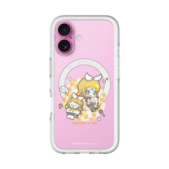スリムプロテクションプレミアムケース with MagSafe［ しろたん×初音ミク - しろたん×鏡音リン ］