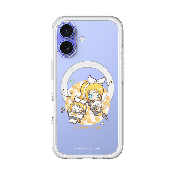 スリムプロテクションプレミアムケース with MagSafe［ しろたん×初音ミク - しろたん×鏡音リン ］
