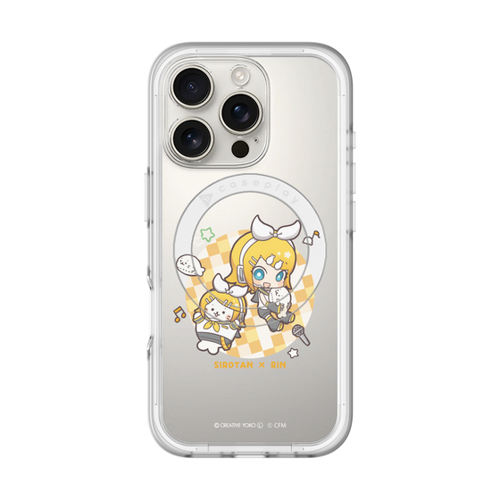 スリムプロテクションプレミアムケース with MagSafe［ しろたん×初音ミク - しろたん×鏡音リン ］