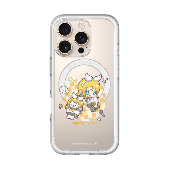 スリムプロテクションプレミアムケース with MagSafe［ しろたん×初音ミク - しろたん×鏡音リン ］