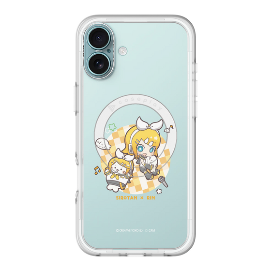 スリムプロテクションプレミアムケース with MagSafe［ しろたん×初音ミク - しろたん×鏡音リン ］