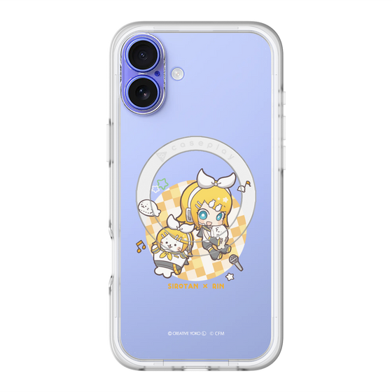 スリムプロテクションプレミアムケース with MagSafe［ しろたん×初音ミク - しろたん×鏡音リン ］