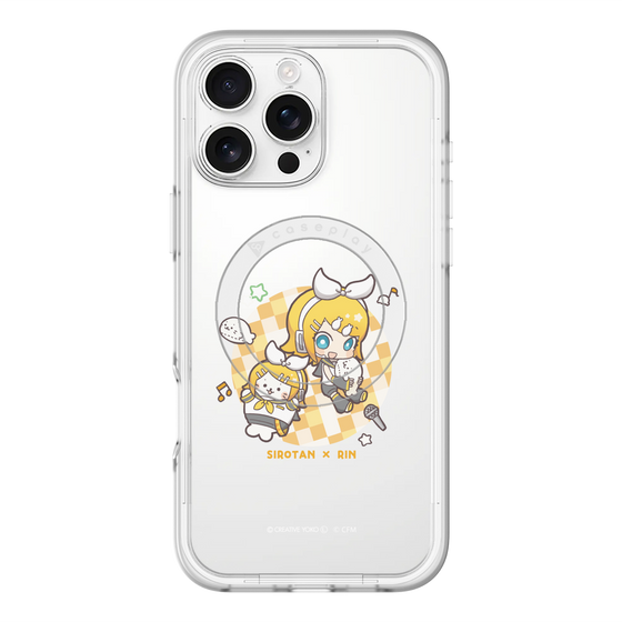 スリムプロテクションプレミアムケース with MagSafe［ しろたん×初音ミク - しろたん×鏡音リン ］