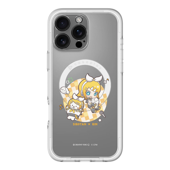 スリムプロテクションプレミアムケース with MagSafe［ しろたん×初音ミク - しろたん×鏡音リン ］