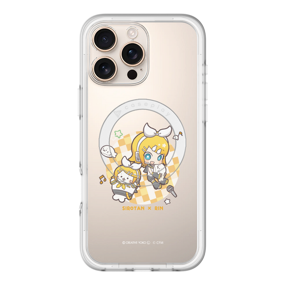 スリムプロテクションプレミアムケース with MagSafe［ しろたん×初音ミク - しろたん×鏡音リン ］