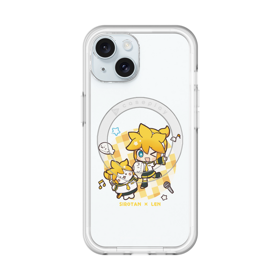 スリムプロテクションプレミアムケース with MagSafe［ しろたん×初音ミク - しろたん×鏡音レン ］