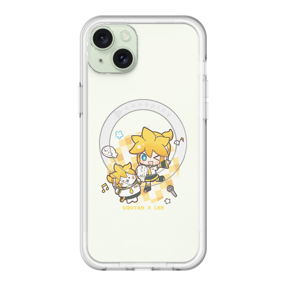 スリムプロテクションプレミアムケース with MagSafe［ しろたん×初音ミク - しろたん×鏡音レン ］