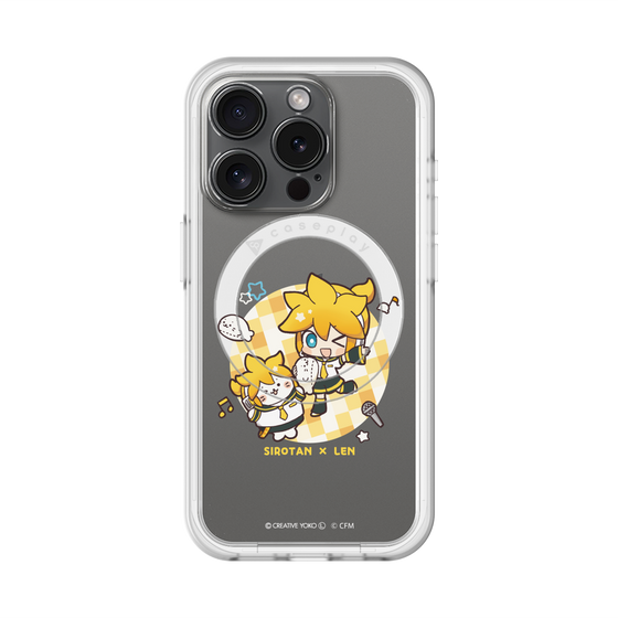 スリムプロテクションプレミアムケース with MagSafe［ しろたん×初音ミク - しろたん×鏡音レン ］