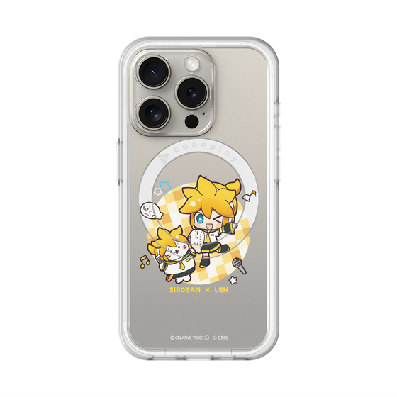 スリムプロテクションプレミアムケース with MagSafe［ しろたん×初音ミク - しろたん×鏡音レン ］