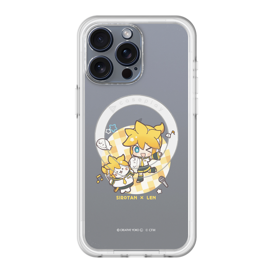 スリムプロテクションプレミアムケース with MagSafe［ しろたん×初音ミク - しろたん×鏡音レン ］