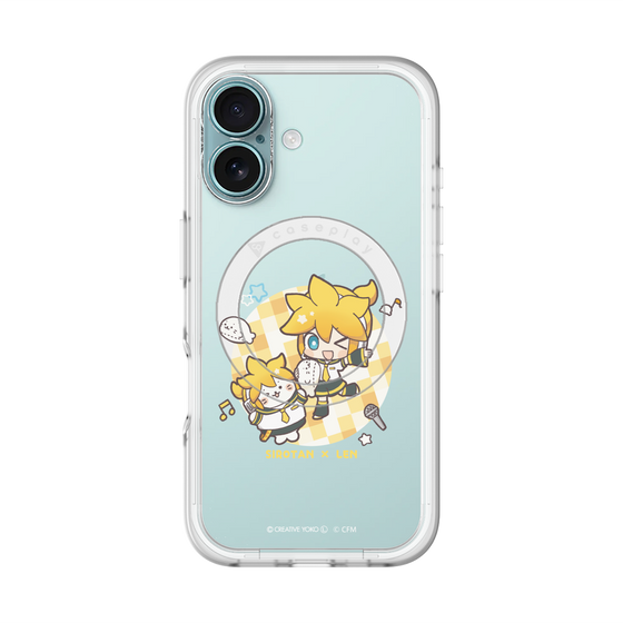 スリムプロテクションプレミアムケース with MagSafe［ しろたん×初音ミク - しろたん×鏡音レン ］