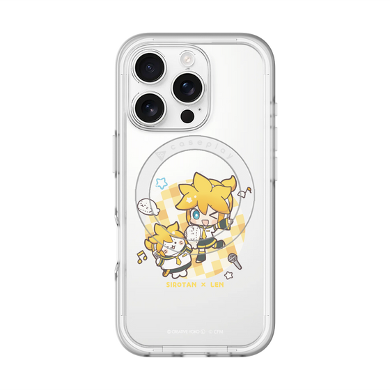 スリムプロテクションプレミアムケース with MagSafe［ しろたん×初音ミク - しろたん×鏡音レン ］