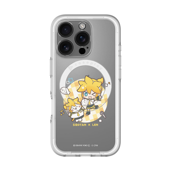 スリムプロテクションプレミアムケース with MagSafe［ しろたん×初音ミク - しろたん×鏡音レン ］