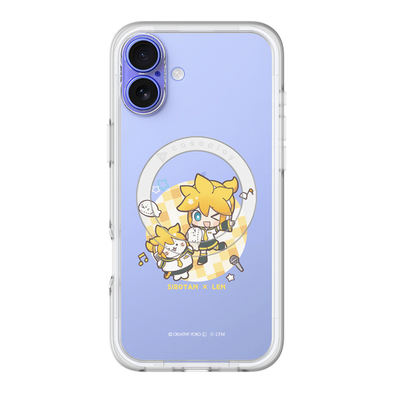 スリムプロテクションプレミアムケース with MagSafe［ しろたん×初音ミク - しろたん×鏡音レン ］