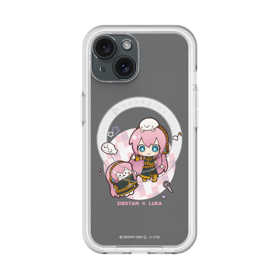 スリムプロテクションプレミアムケース with MagSafe［ しろたん×初音ミク - しろたん×巡音ルカ ］