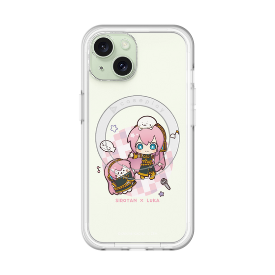 スリムプロテクションプレミアムケース with MagSafe［ しろたん×初音ミク - しろたん×巡音ルカ ］