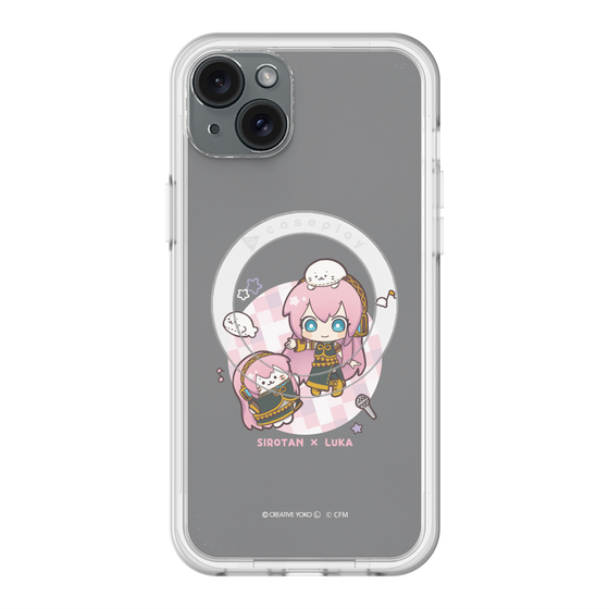 スリムプロテクションプレミアムケース with MagSafe［ しろたん×初音ミク - しろたん×巡音ルカ ］