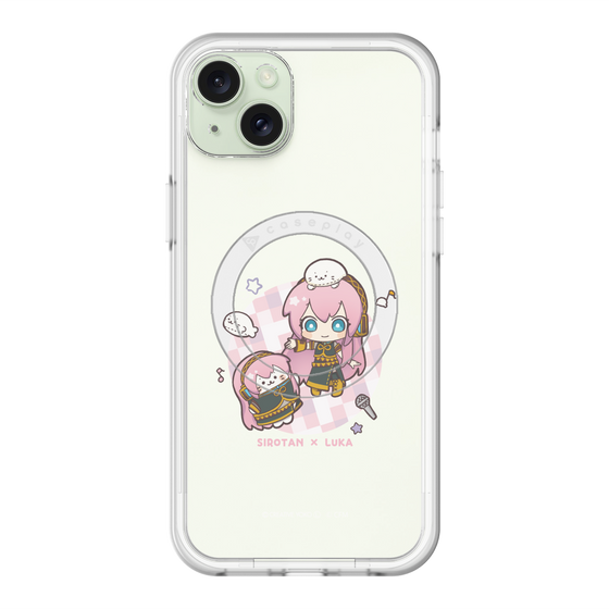 スリムプロテクションプレミアムケース with MagSafe［ しろたん×初音ミク - しろたん×巡音ルカ ］