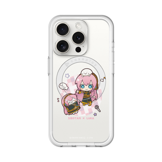 スリムプロテクションプレミアムケース with MagSafe［ しろたん×初音ミク - しろたん×巡音ルカ ］