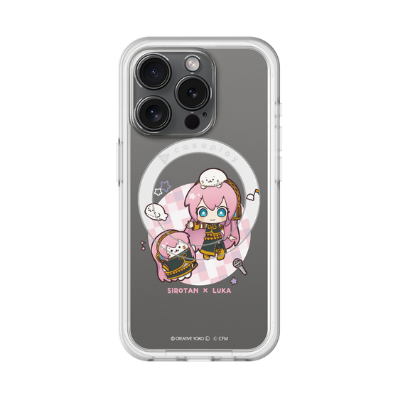 スリムプロテクションプレミアムケース with MagSafe［ しろたん×初音ミク - しろたん×巡音ルカ ］