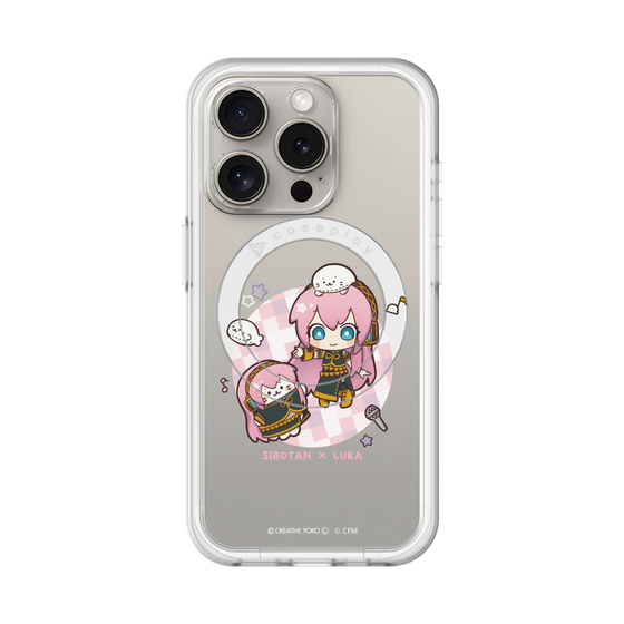 スリムプロテクションプレミアムケース with MagSafe［ しろたん×初音ミク - しろたん×巡音ルカ ］